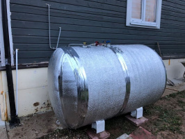 Автономная газификация в Кашире на базе газгольдера 800 л