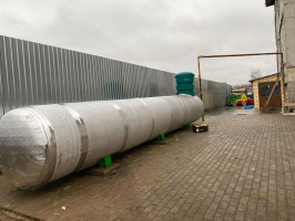 Монтаж газгольдера 10100 л в Кашире наземно